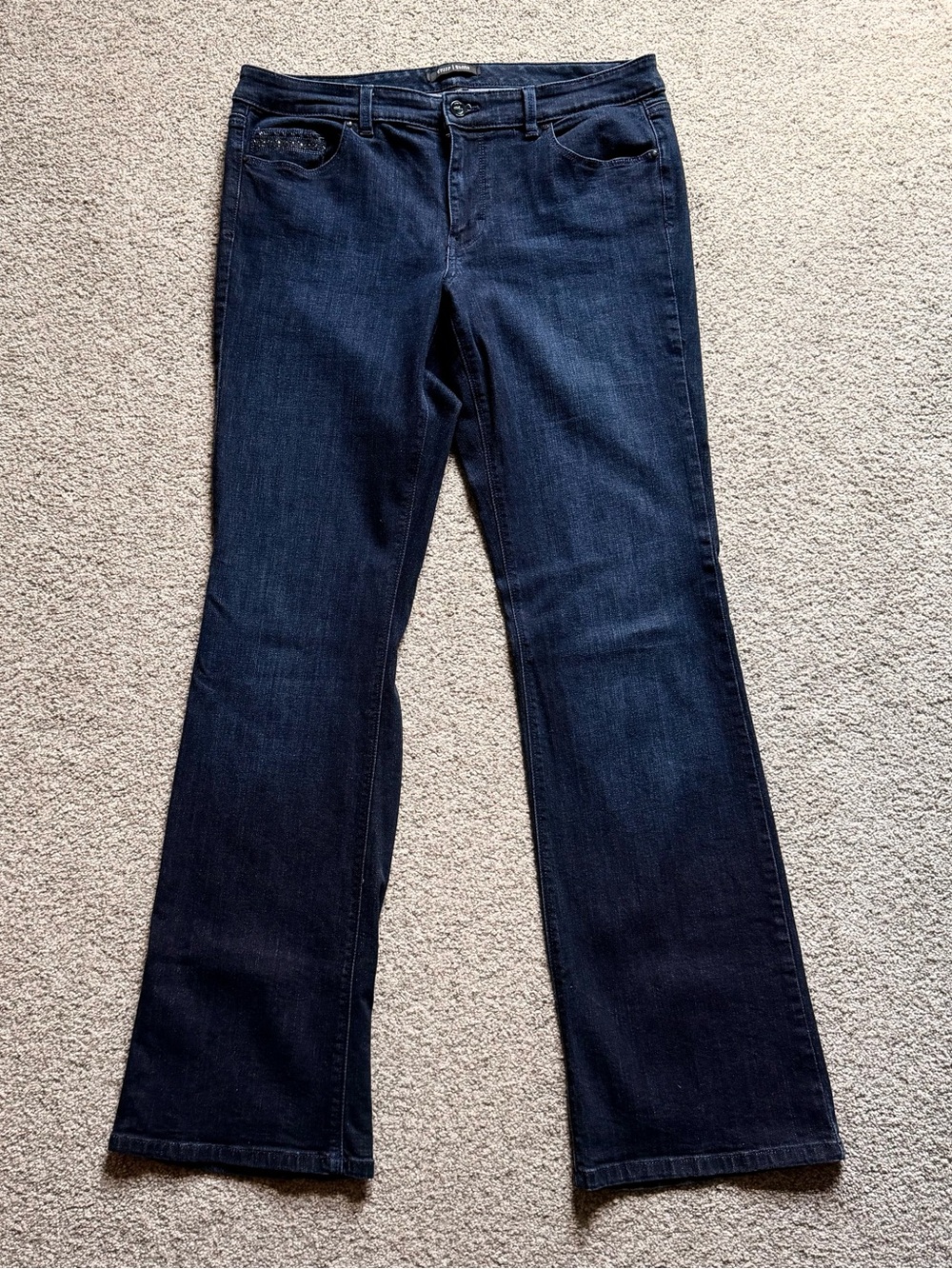 WHBM Blanc Bootcut Jeans